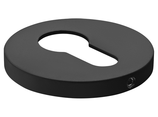 Накладка на ключевой цилиндр, на круглой розетке 6 мм, MH-KH-R6 BL, цвет - чёрный фото купить Ярославль
