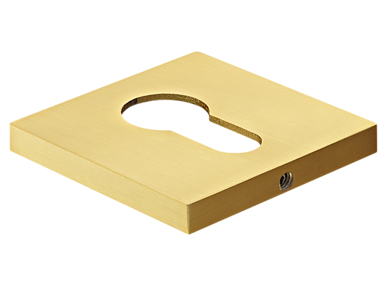 Накладка на ключевой цилиндр, на квадратной розетке 6 мм, MH-KH-S6 MSG, цвет - мат. сатинированное золото фото купить Ярославль
