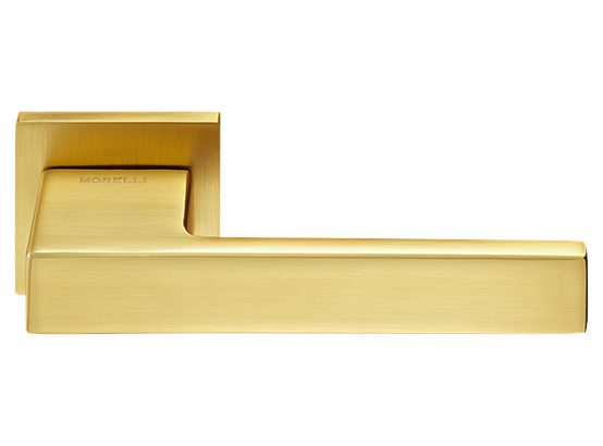 LOT ручка дверная на квадратной розетке 6 мм MH-56-S6 MSG, цвет - мат.сатинированное золото фото купить Ярославль